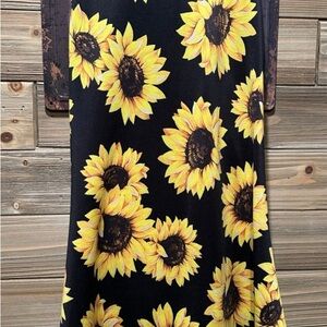 Sunflower Print Women's Top